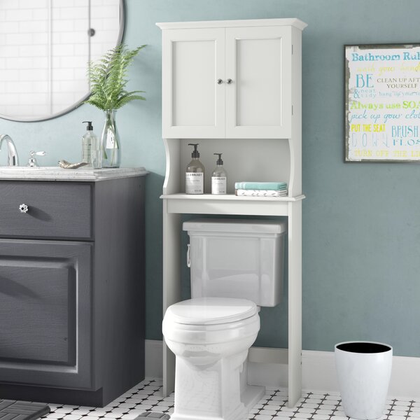 Wayfair Basics® 24" W x 62" H x 9" D Over the Toilet Storage & Reviews